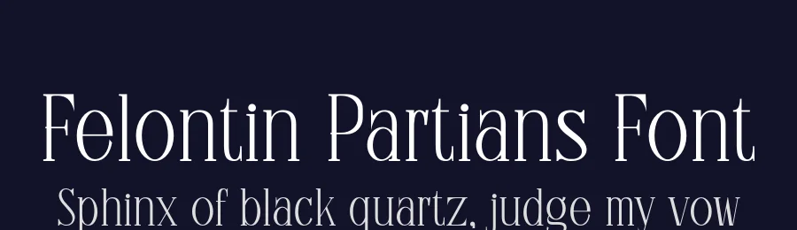 Felontin Partians Font by SlideShoot — Serif Font — thumbnail 2