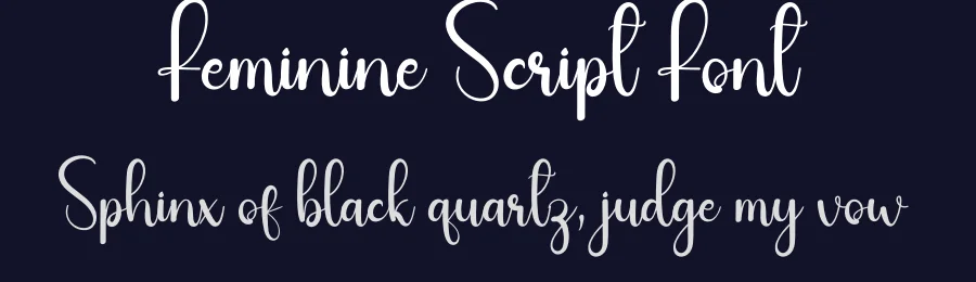 Feminine Script Font by creativeletter — Script Handwritten Font — thumbnail 2