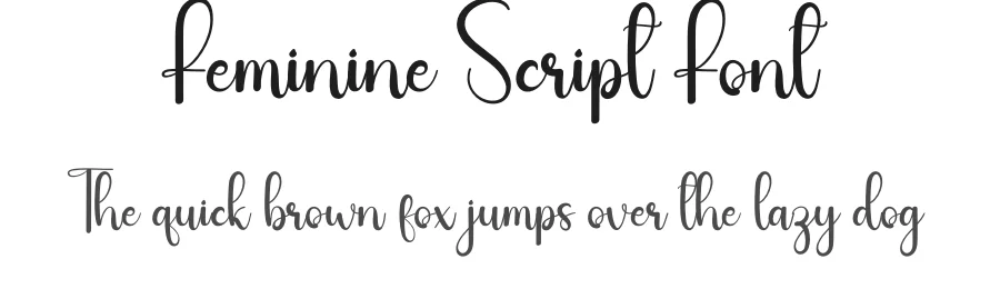 Feminine Script Font by creativeletter — Script Handwritten Font