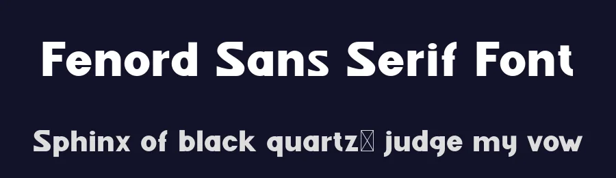 Fenord Sans Serif Font by Craft Supply Co. — Sans Serif Font — thumbnail 2