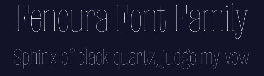 Fenoura Font Family by Propertype — Serif Font — thumbnail 2