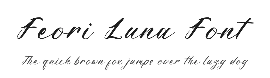 Feori Luna Font by letterenastudios — Script Handwritten Font