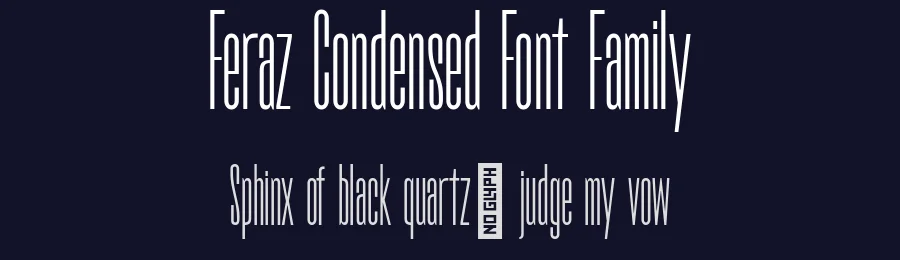 Feraz Condensed Font Family by Giulia Boggio — Sans Serif Font — thumbnail 2