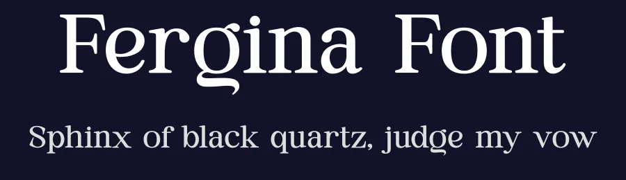 Fergina Font by Rantautype — Serif Font — thumbnail 2