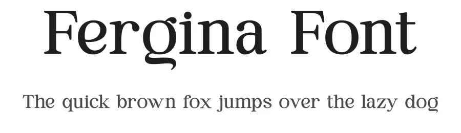 Fergina Font by Rantautype — Serif Font