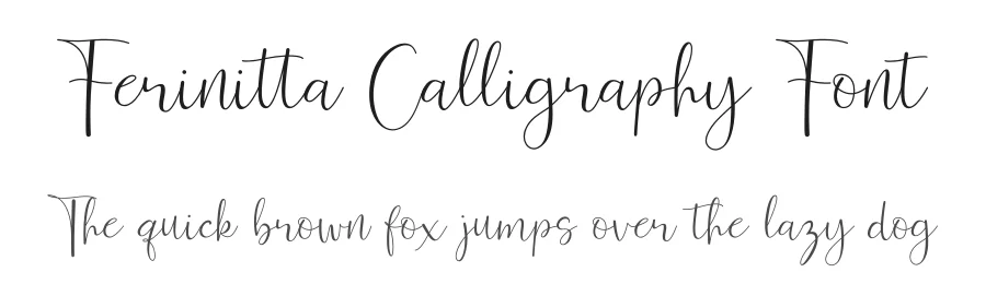 Ferinitta Calligraphy Font by Ef_Studio — Script Handwritten Font