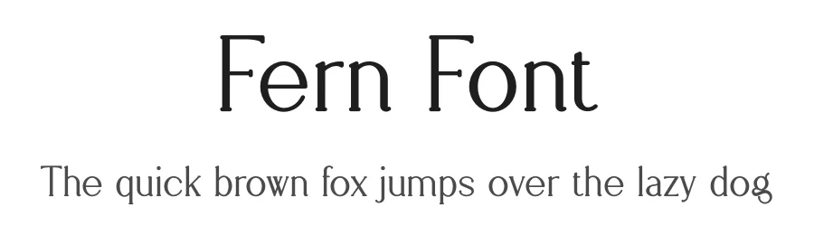 Fern Font by vpcreativeshop — Display Font