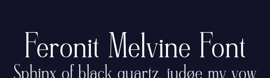 Feronit Melvine Font by SlideShoot — Serif Font — thumbnail 2