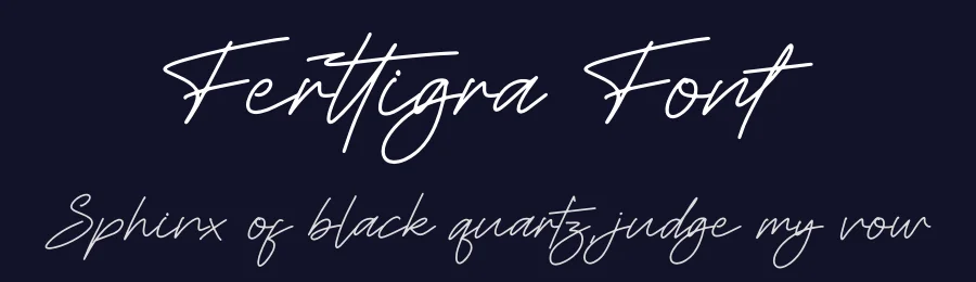 Ferttigra Font by perspectype — Script Handwritten Font — thumbnail 2