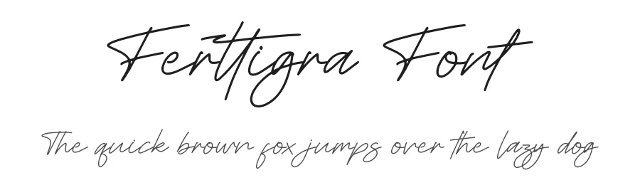 Ferttigra Font by perspectype — Script Handwritten Font
