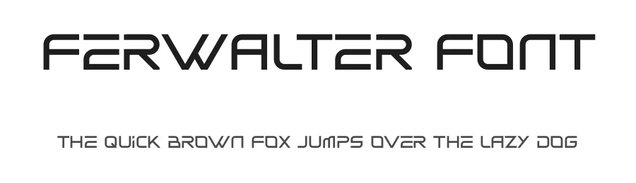 Ferwalter Font by albert_kalingga — Display Font