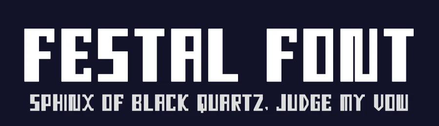 Festal Font by hayoyuka8 — Display Font — thumbnail 2