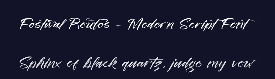 Festival Routes – Modern Script Font by stylishtype.co — Script Handwritten Font — thumbnail 2