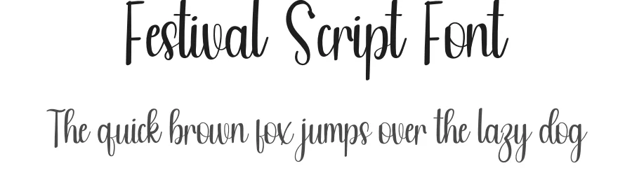 Festival Script Font by inermediaSTUDIO — Script Handwritten Font
