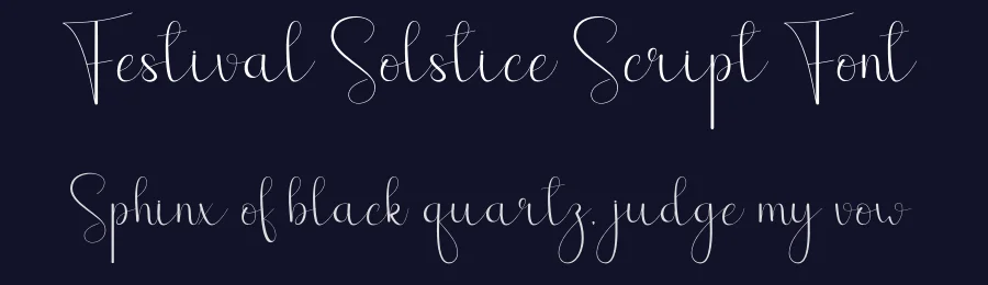 Festival Solstice Script Font by andikastudio — Script Handwritten Font — thumbnail 2