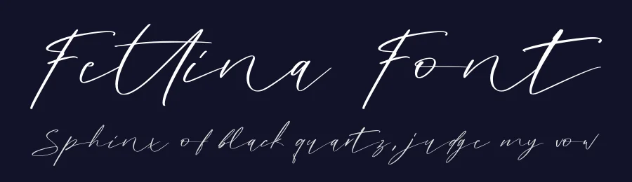 Fettina Font by Rantautype — Script Handwritten Font — thumbnail 2