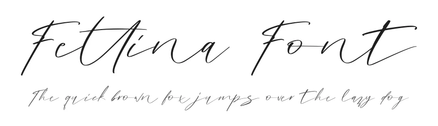 Fettina Font by Rantautype — Script Handwritten Font