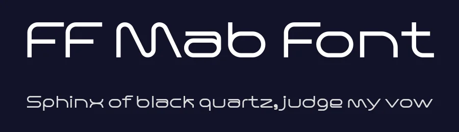 FF Mab Font by ffeeaarr — Display Font — thumbnail 2