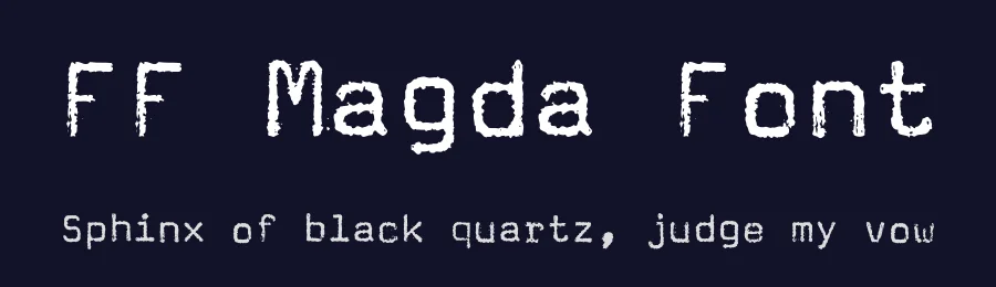FF Magda Font by FontFont — Display Font — thumbnail 2