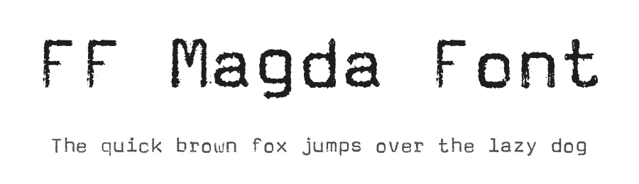 FF Magda Font by FontFont — Display Font
