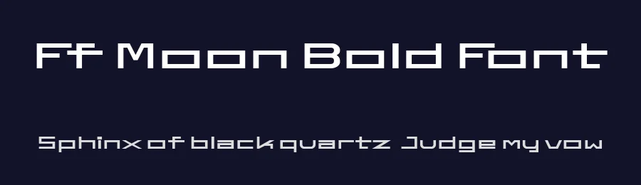 Ff Moon Bold Font by ffeeaarr — Decorative Font — thumbnail 2