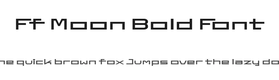 Ff Moon Bold Font by ffeeaarr — Decorative Font
