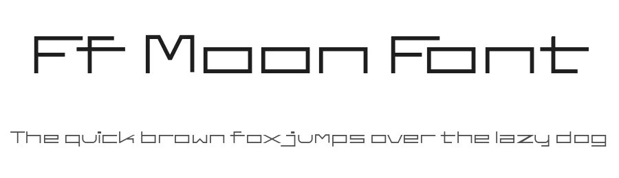 Ff Moon Font by ffeeaarr — Display Font