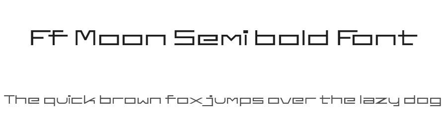 Ff Moon Semi bold Font by ffeeaarr — Decorative Font