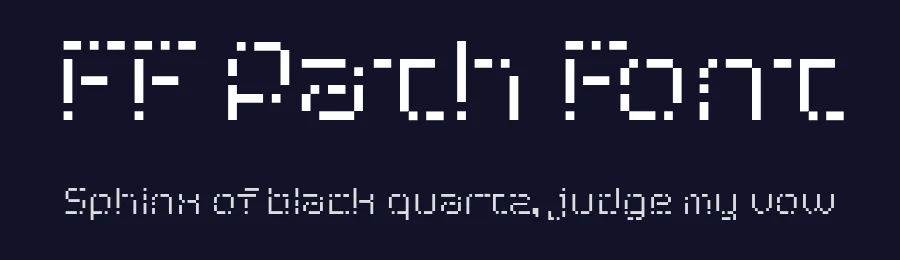 FF Path Font by ffeeaarr — Display Font — thumbnail 2