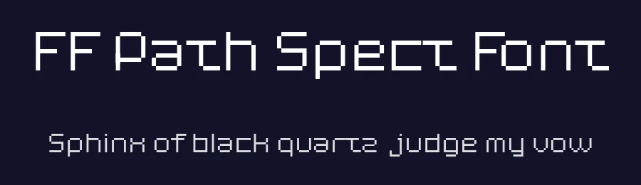 FF Path Spect Font by ffeeaarr — Display Font — thumbnail 2