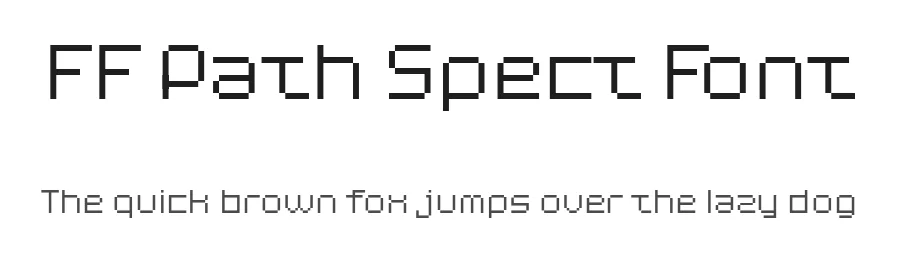 FF Path Spect Font by ffeeaarr — Display Font