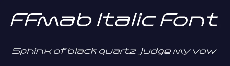 FFmab Italic Font by ffeeaarr — Decorative Font — thumbnail 2