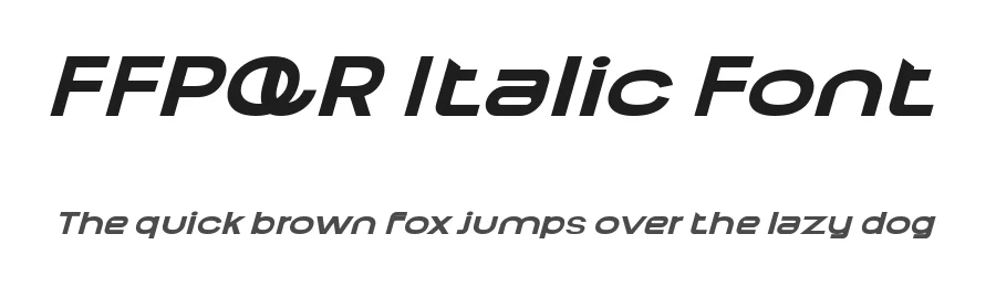 FFPQR Italic Font by ffeeaarr — Serif Font