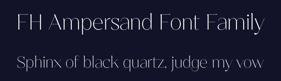 FH Ampersand Font Family by Fatih Hardal — Sans Serif Font — thumbnail 2