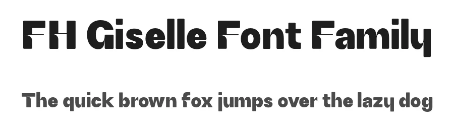 FH Giselle Font Family by Fatih Hardal — Decorative Font