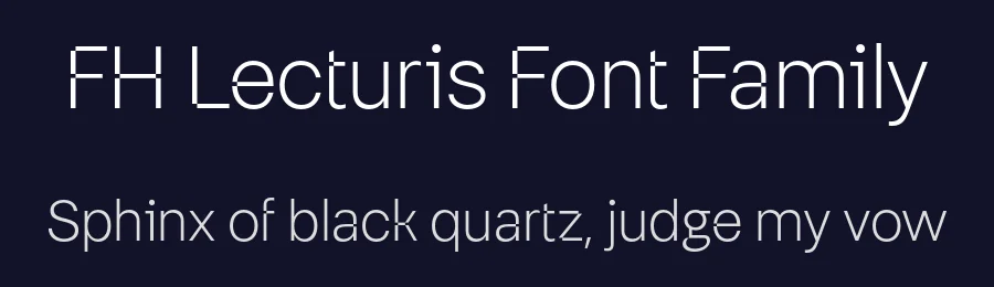 FH Lecturis Font Family by Fatih Hardal — Sans Serif Font — thumbnail 2