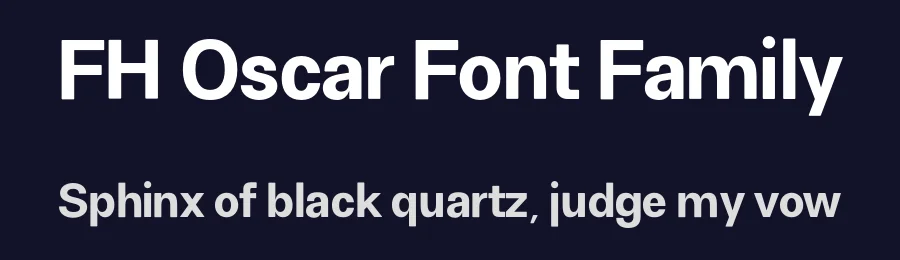 FH Oscar Font Family by Fatih Hardal — Decorative Font — thumbnail 2