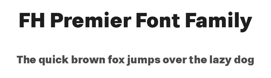 FH Premier Font Family by Fatih Hardal — Sans Serif Font