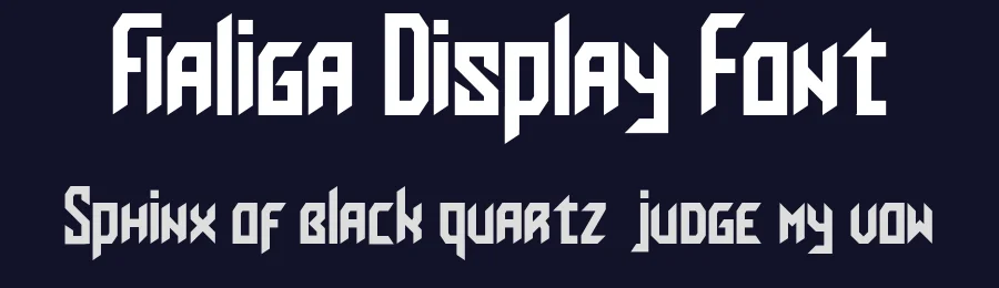 Fialiga Display Font by inspirasign — Sans Serif Font — thumbnail 2