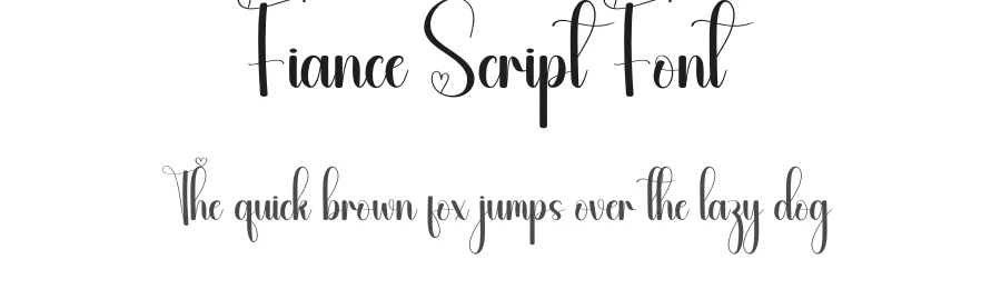 Fiance Script Font by andikastudio — Script Handwritten Font