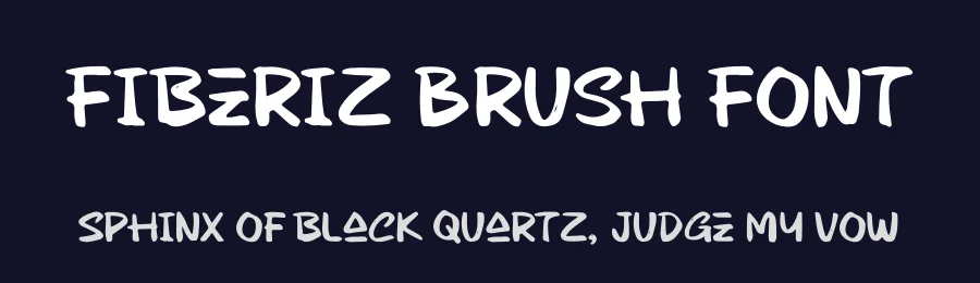 Fiberiz Brush Font by Denustudios — Script Handwritten Font — thumbnail 2
