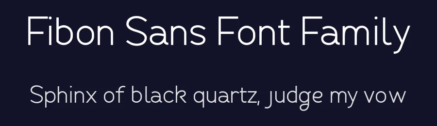 Fibon Sans Font Family by Hederae Type Foundry — Sans Serif Font — thumbnail 2