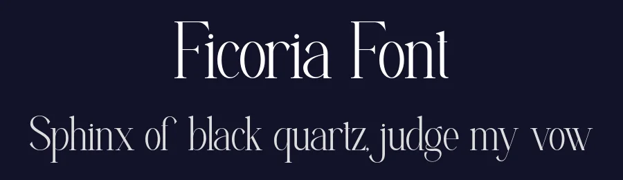 Ficoria Font by SlideShoot — Serif Font — thumbnail 2