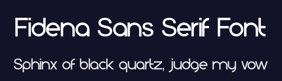 Fidena Sans Serif Font by Pandanwangi — Sans Serif Font — thumbnail 2