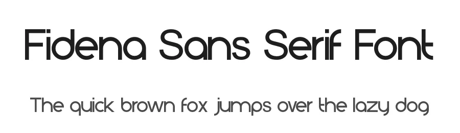 Fidena Sans Serif Font by Pandanwangi — Sans Serif Font