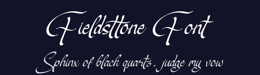 Fieldsttone Font by glorytype — Script Handwritten Font — thumbnail 2