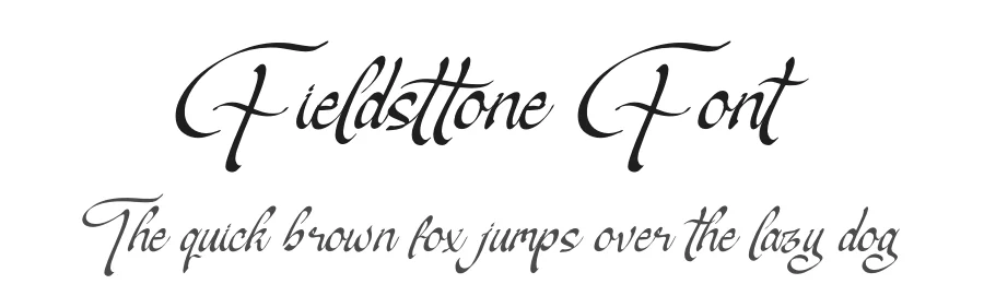Fieldsttone Font by glorytype — Script Handwritten Font