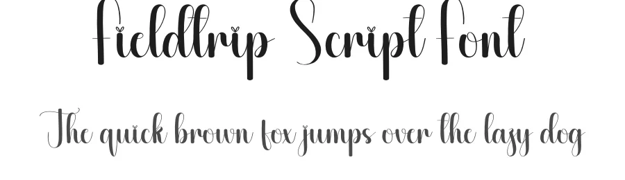Fieldtrip Script Font by creativeletter — Script Handwritten Font
