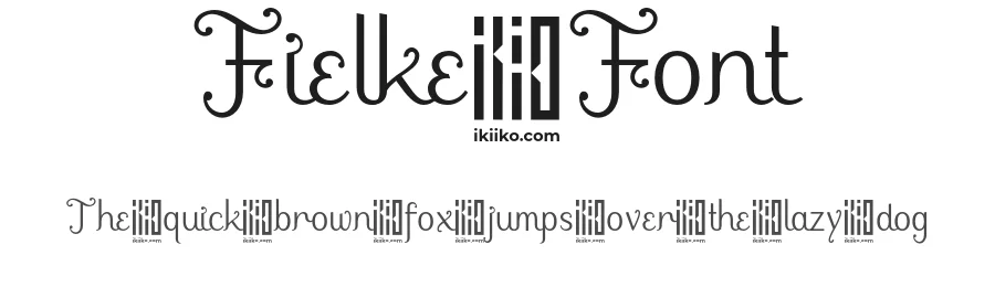 Fielke Font by ikiiko type — Decorative Font