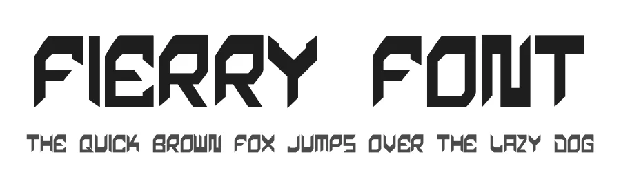 Fierry Font by hayoyuka8 — Display Font